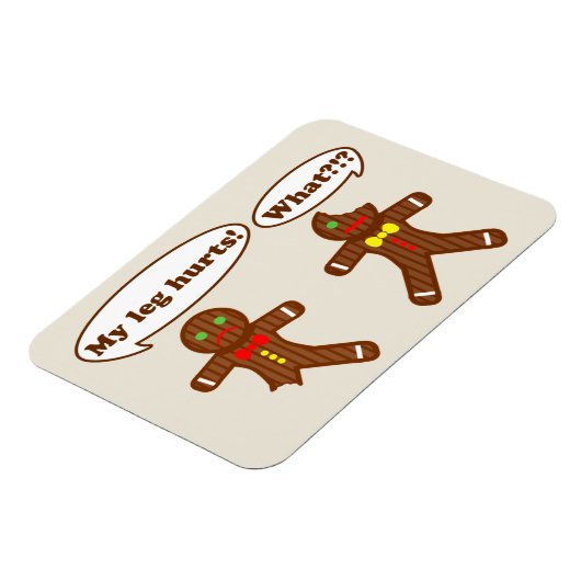 Lebkuchen-Spaß (grün) Magnet (Linke Seite)