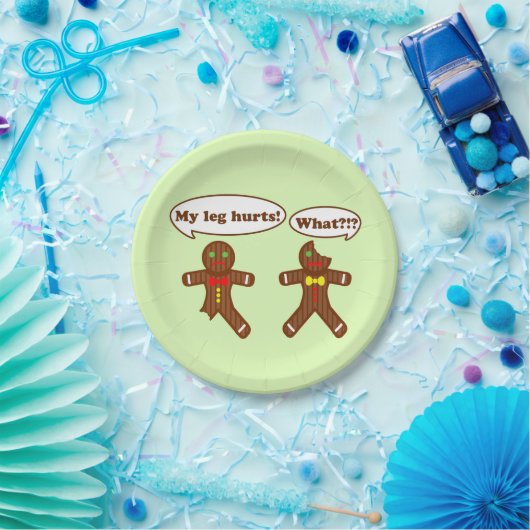 Lebkuchen-Spaß Pappteller (Party)