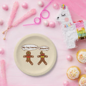 Lebkuchen-Spaß-Weihnachten Pappteller (Party)