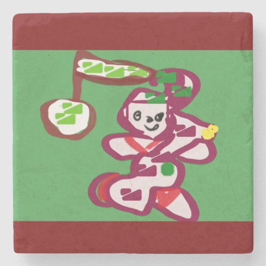 Lebkuchen Steinuntersetzer (Vorderseite)