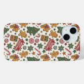 Lebkuchen, Süßigkeiten und Weihnachtsbäume, Case-Mate iPhone Hülle (Rückseite (Horizontal))