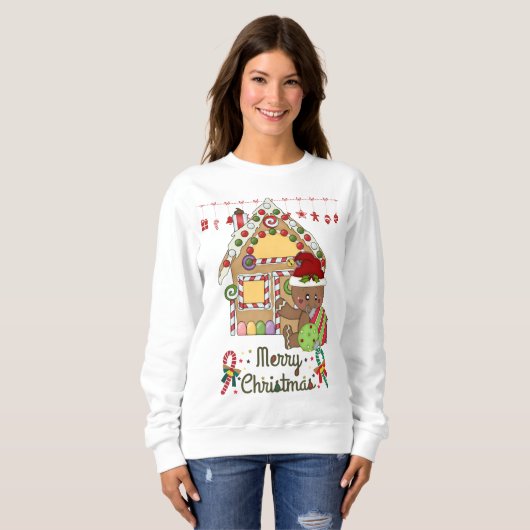Lebkuchen Sweatshirt (Vorne ganz)
