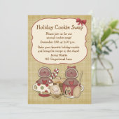 Lebkuchen, Tasse Einladung (Stehend Vorderseite)