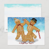 Lebkuchen-Trio-Postkarte Feiertagspostkarte (Vorne/Hinten)