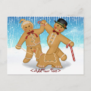 Lebkuchen-Trio-Postkarte Feiertagspostkarte