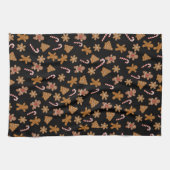 Lebkuchen und Bonbons Geschirrtuch (Horizontal)