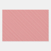 Lebkuchen und Candy Cane Stripe 3 Koordinaten Geschenkpapier Set (Vorderseite 2)