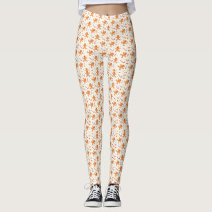 Lebkuchen und Candy Cane Weihnachtsfeiertag Leggings