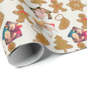 Lebkuchen und Foto Weihnachten Geschenkpapier (Rolleneckpunkt)