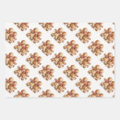 Lebkuchen und Häuser Geschenkpapier Set (Vorderseite 2)