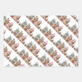 Lebkuchen und Häuser Geschenkpapier Set (Vorderseite 3)