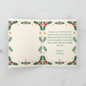 Lebkuchen und Holly Berries Weihnachten (Innenseite)