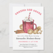 Lebkuchen und Kakaodusche Einladung (Vorderseite)