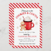 Lebkuchen und Kakaoweihen Einladung (Vorne/Hinten)