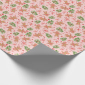 Lebkuchen und PINK Geschenkpapier (Ecke)