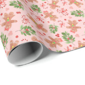 Lebkuchen und PINK Geschenkpapier (Rolleneckpunkt)