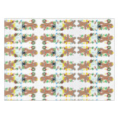 Lebkuchen und Schneemann Weihnachten Tischdecke (Vorderseite (Horizontal))