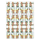 Lebkuchen und Schneemann Weihnachten Tischdecke (Vorderseite)