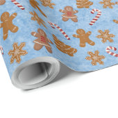 Lebkuchen und Süßspeisen Geschenkpapier (Rolleneckpunkt)