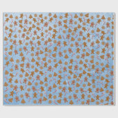 Lebkuchen und Süßspeisen Geschenkpapier (Flach)