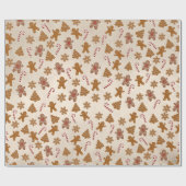 Lebkuchen und Süßspeisen Geschenkpapier (Flach)