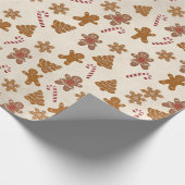 Lebkuchen und Süßspeisen Geschenkpapier (Ecke)