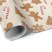Lebkuchen und Süßspeisen Geschenkpapier (Rolleneckpunkt)