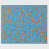 Lebkuchen und Süßspeisen Geschenkpapier (Flach)