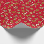 Lebkuchen und Süßspeisen Geschenkpapier (Ecke)