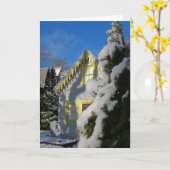 Lebkuchen und Winterschnee - Martha's Vineyard Karte (Gelbe Blume)