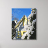 Lebkuchen und Winterschnee - Martha's Vineyard Leinwanddruck (Vorderseite)