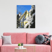 Lebkuchen und Winterschnee - Martha's Vineyard Leinwanddruck (Insitu (Wohnzimmer))