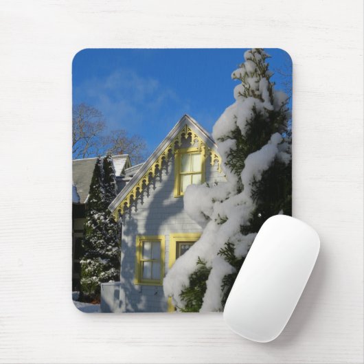 Lebkuchen und Winterschnee - Martha's Vineyard Mousepad (Mit Mouse)