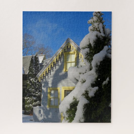 Lebkuchen und Winterschnee - Martha's Vineyard Puzzle (Vertikal)