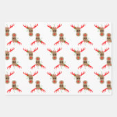 Lebkuchen und zusammengesetzte Geschenkgutblätter Geschenkpapier Set (Vorderseite 3)