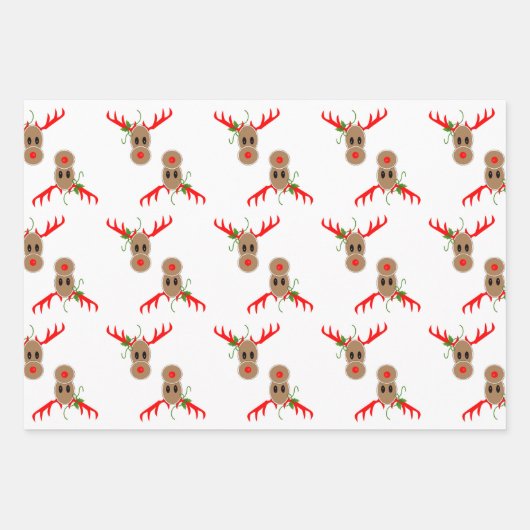 Lebkuchen und zusammengesetzte Geschenkgutblätter Geschenkpapier Set (Vorderseite 3)