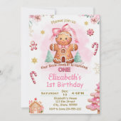 Lebkuchen Unser kleiner Keks verwandelt sich Einladung (Vorderseite)