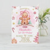 Lebkuchen Unser kleiner Keks verwandelt sich Einladung (Stehend Vorderseite)