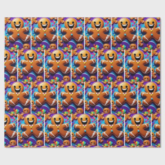 Lebkuchen-Urlaubspapier Geschenkpapier (Flach)