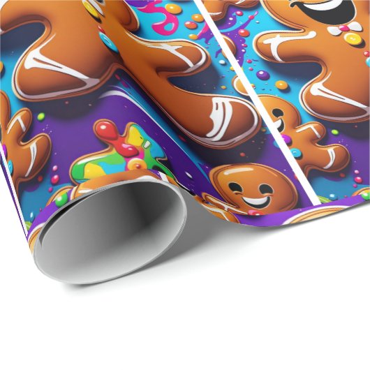 Lebkuchen-Urlaubspapier Geschenkpapier (Rolleneckpunkt)