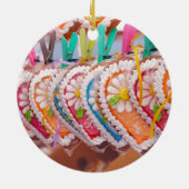 Lebkuchen Valentine Keramik Ornament (Hinten)