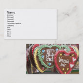 Lebkuchen Visitenkarte (Vorne/Hinten)