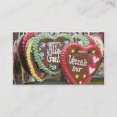 Lebkuchen Visitenkarte (Rückseite)