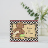 Lebkuchen von meiner Küchenpostkarte Postkarte (Stehend Vorderseite)