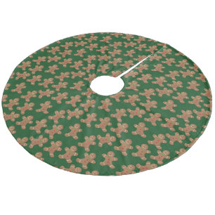 Lebkuchen Weihnachten Fleece Weihnachtsbaumdecke