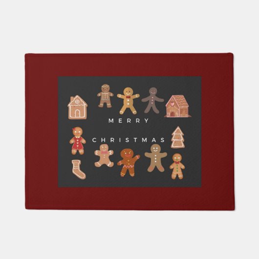 Lebkuchen Weihnachten Fußmatte (Vorderseite)