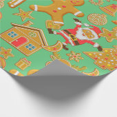 Lebkuchen Weihnachten Geschenkpapier (Ecke)