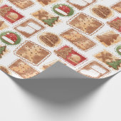 Lebkuchen Weihnachten Geschenkpapier (Ecke)
