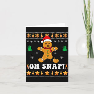 Lebkuchen Weihnachten Oh Snap! Xmas Backen Bäcker Karte