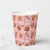 Lebkuchen Weihnachten Pappbecher (Rückseite)